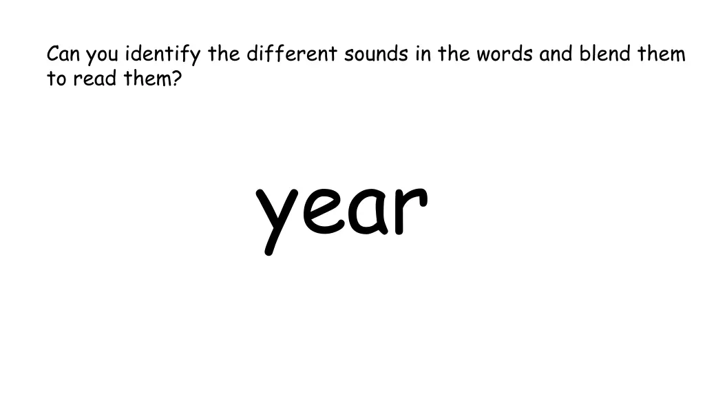 can you identify the different sounds