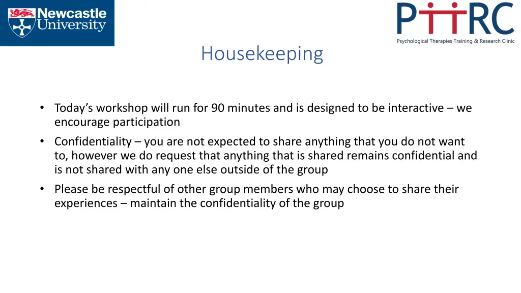 housekeeping