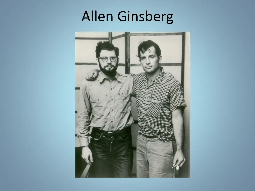 allen ginsberg