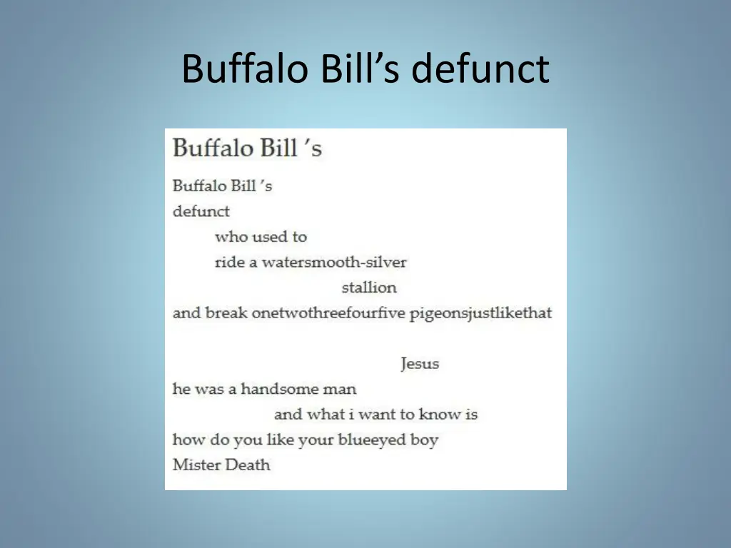 buffalo bill s defunct