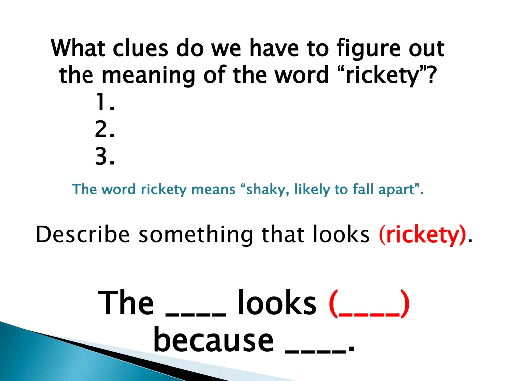 what clues do we have to figure out the meaning 2