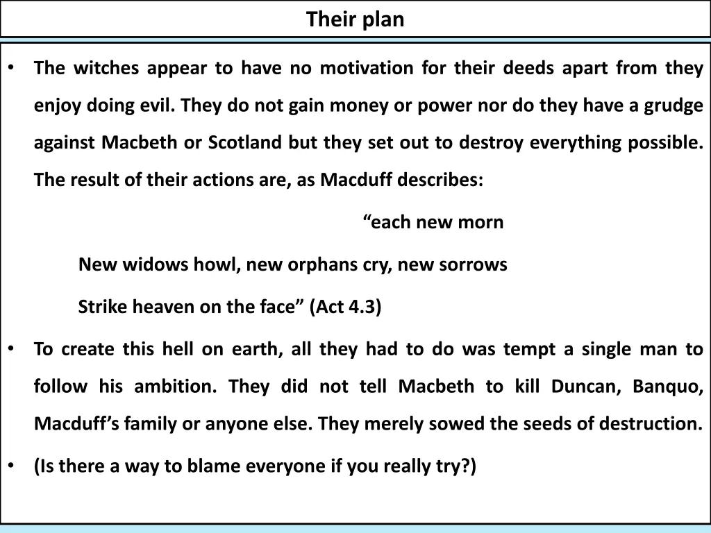 their plan