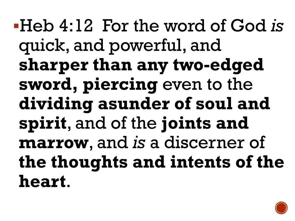 heb 4 12 for the word of god is quick