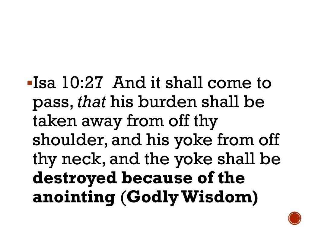 isa 10 27 and it shall come to pass that