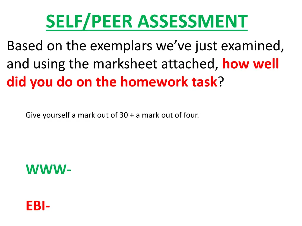 self peer assessment 2