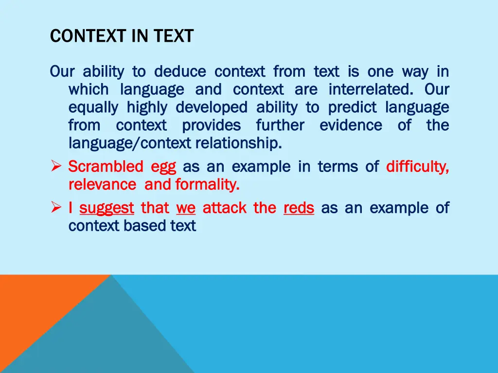 context in text