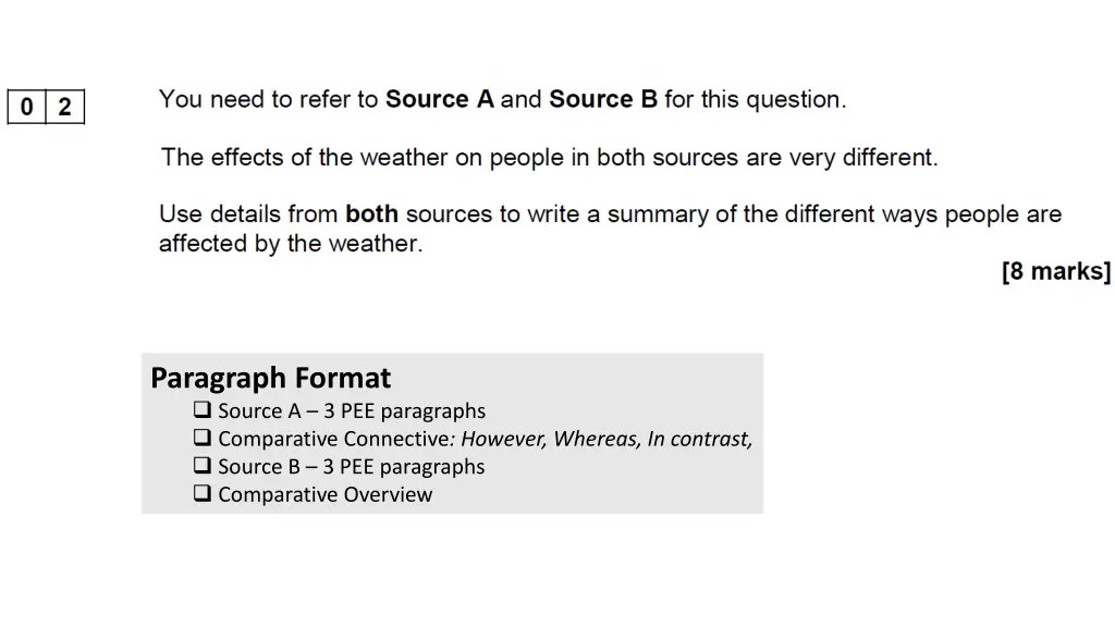 paragraph format source a 3 pee paragraphs