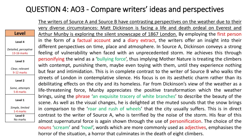 question 4 ao3 question 4 ao3 compare writers 4