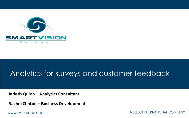 analytics for surveys and customer feedback