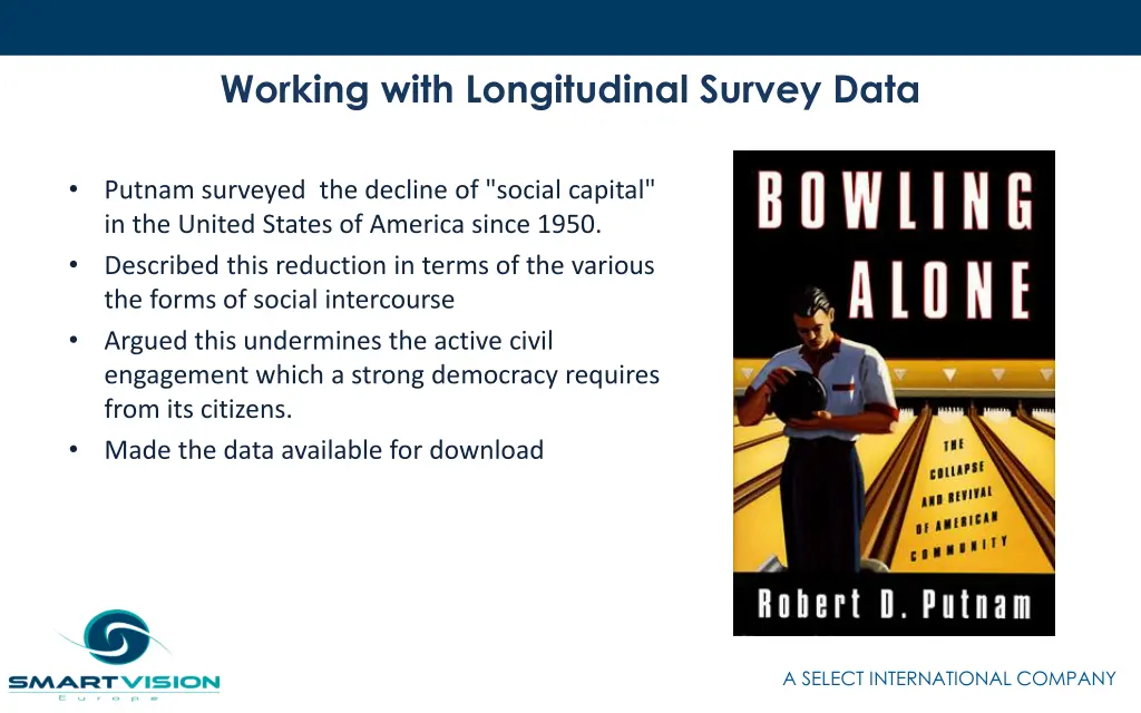 working with longitudinal survey data