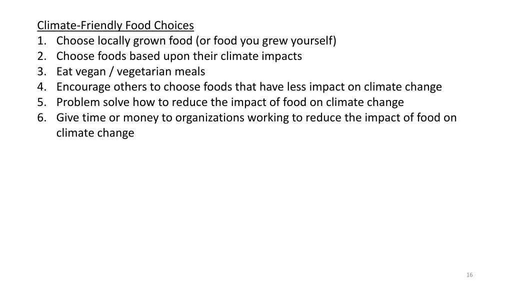 climate friendly food choices 1 choose locally