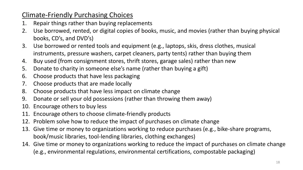 climate friendly purchasing choices 1 repair