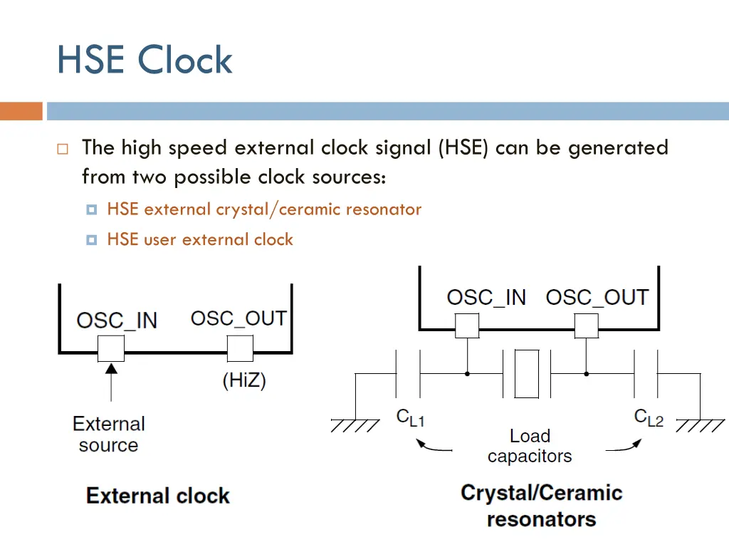 hse clock