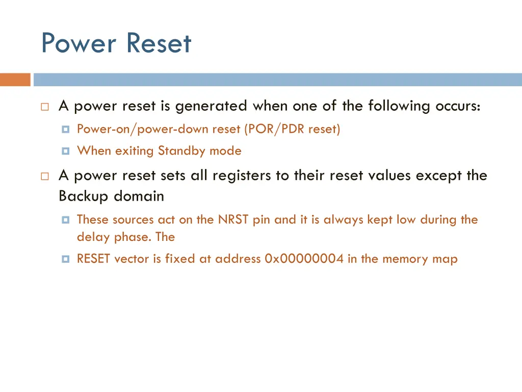 power reset