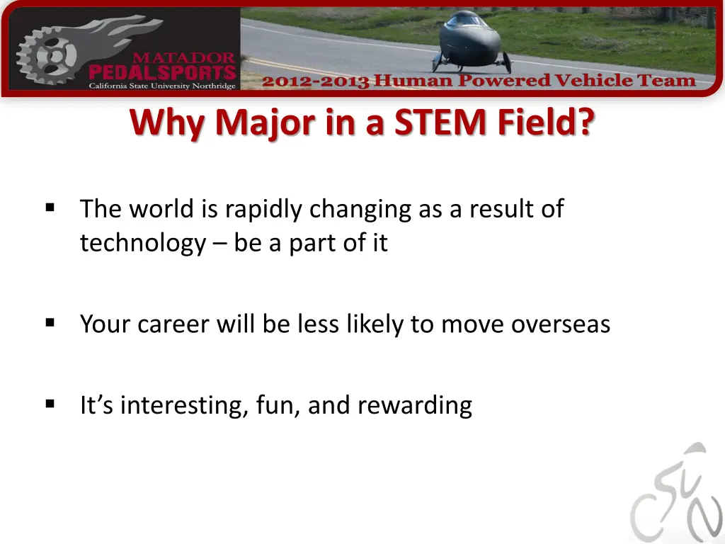 why major in a stem field