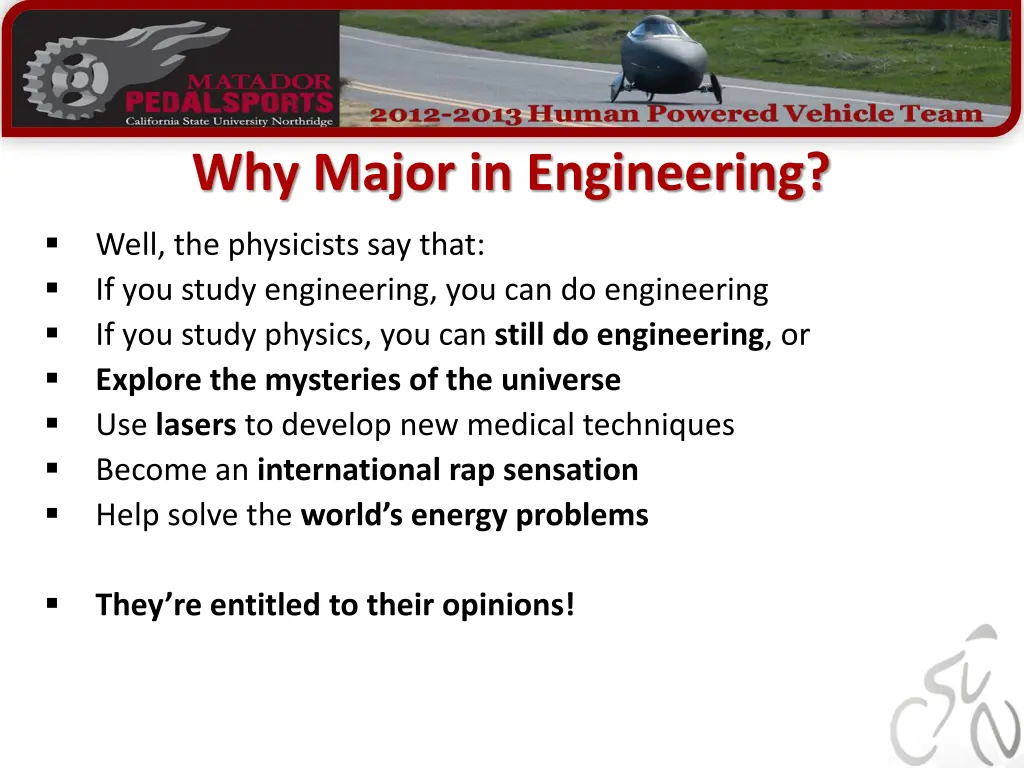 why major in engineering