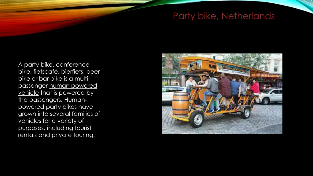 party bike netherlands