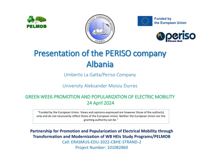 presentation of the periso company presentation