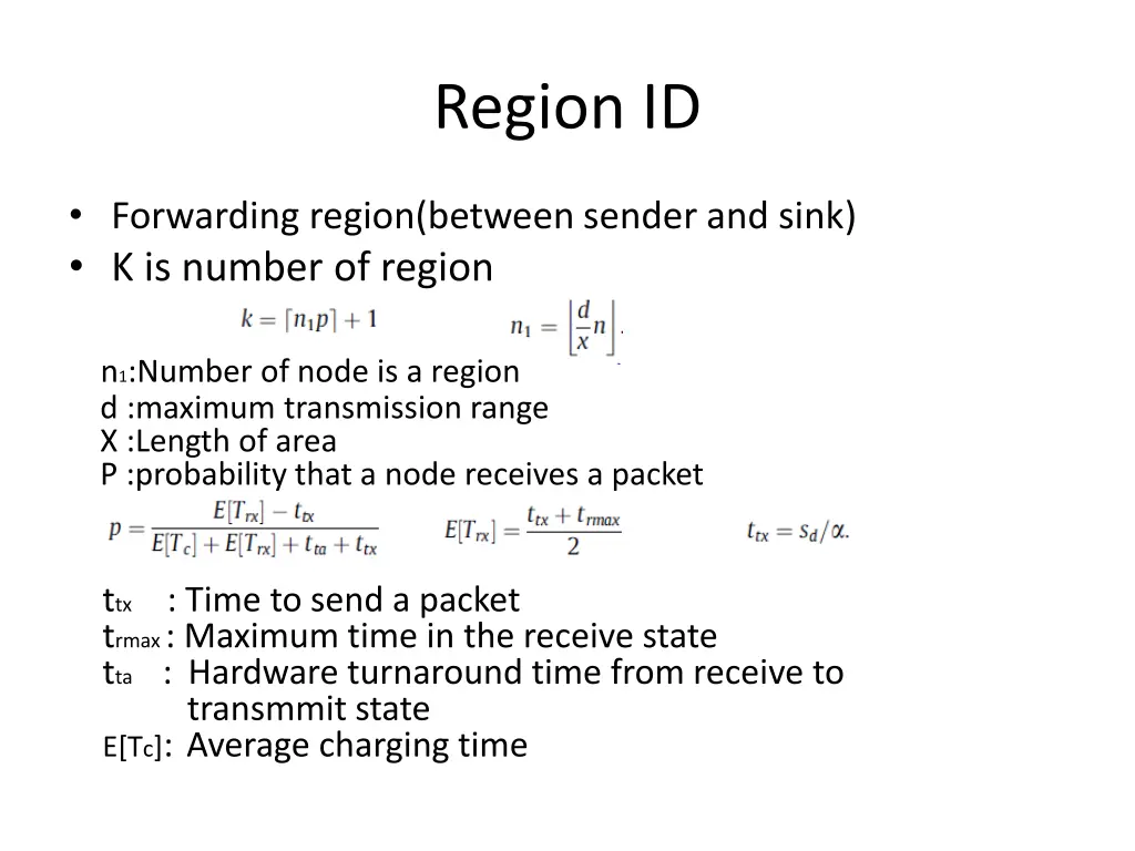 region id