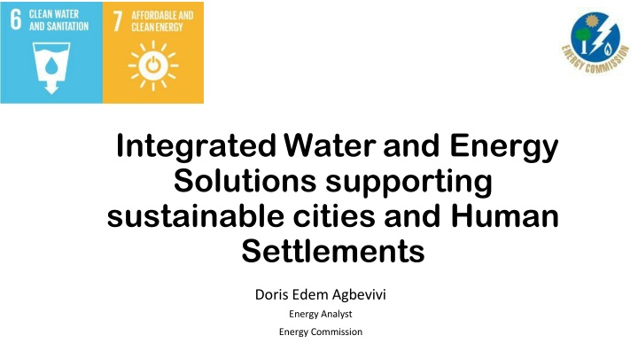 integrated water and energy solutions supporting