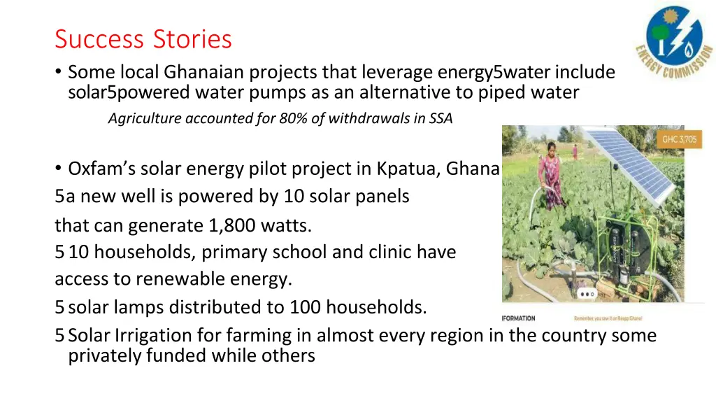 success stories some local ghanaian projects that