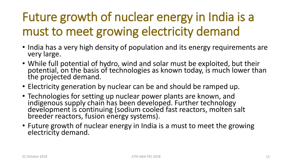 future growth of nuclear energy in india