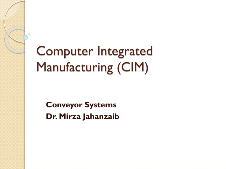 computer integrated manufacturing cim