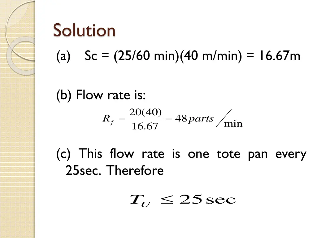 solution a