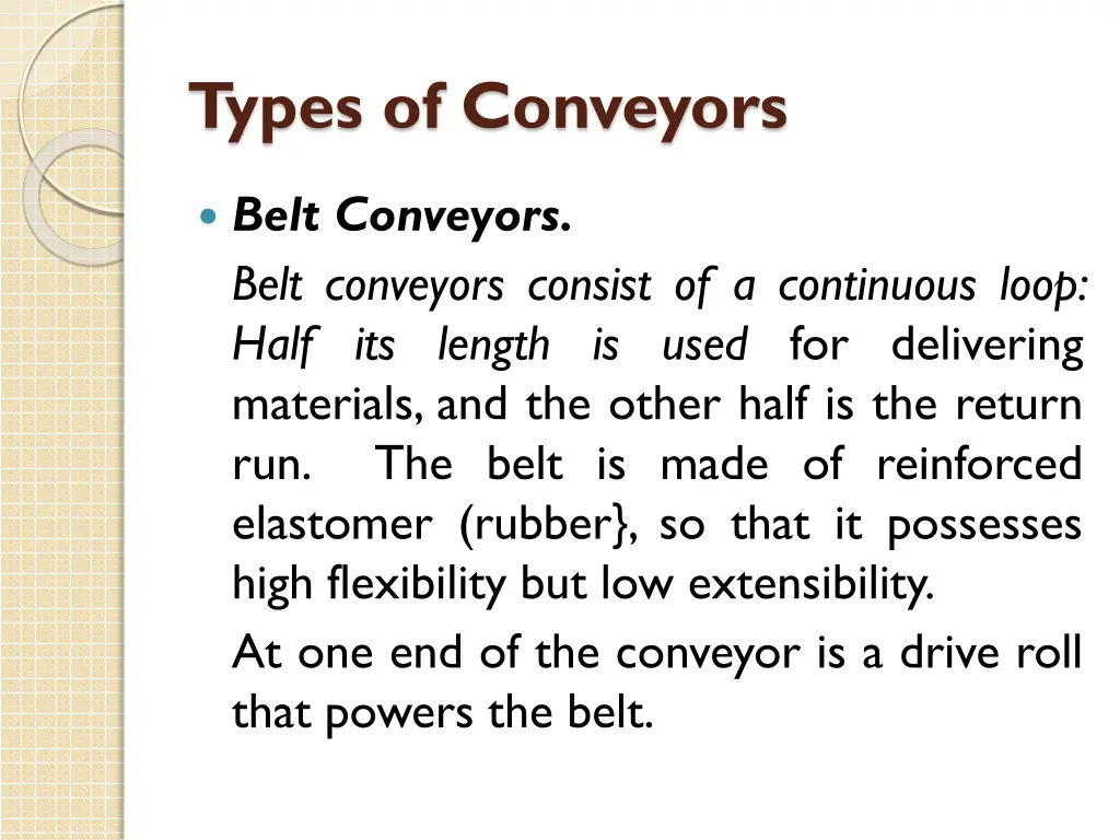 types of conveyors 2