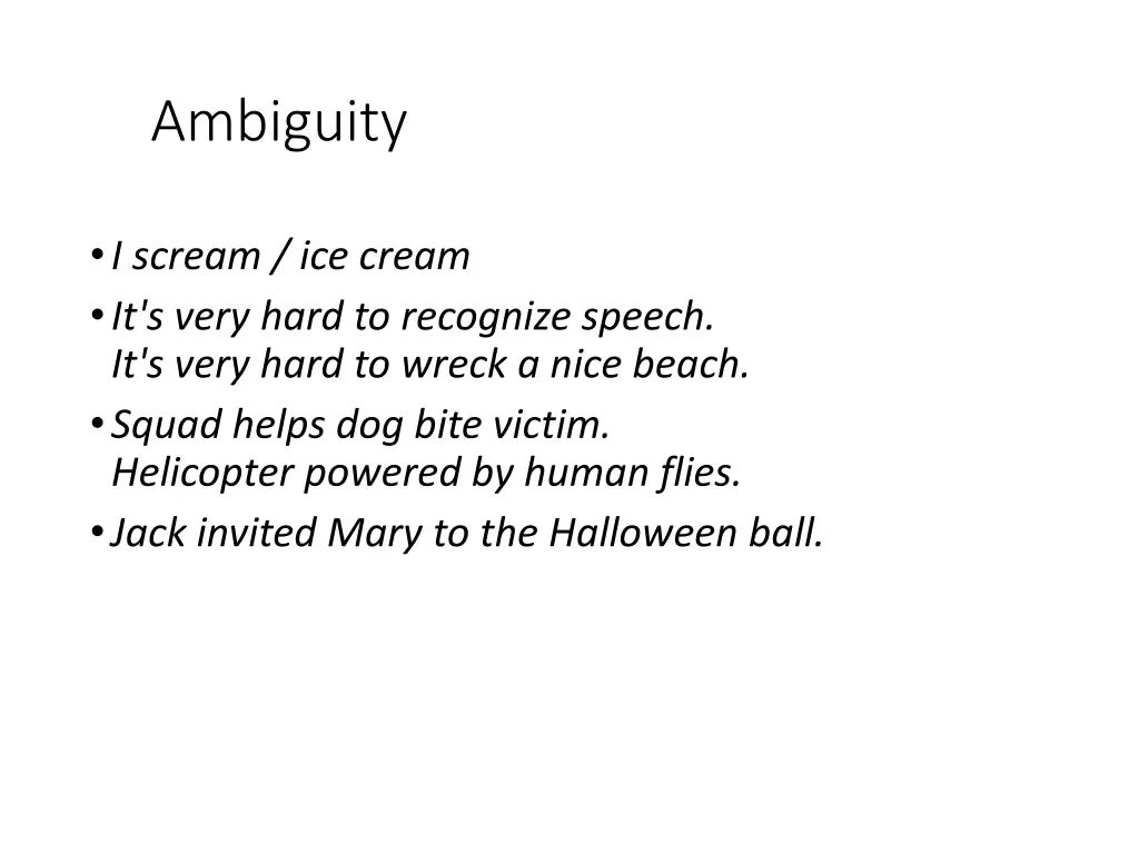 ambiguity