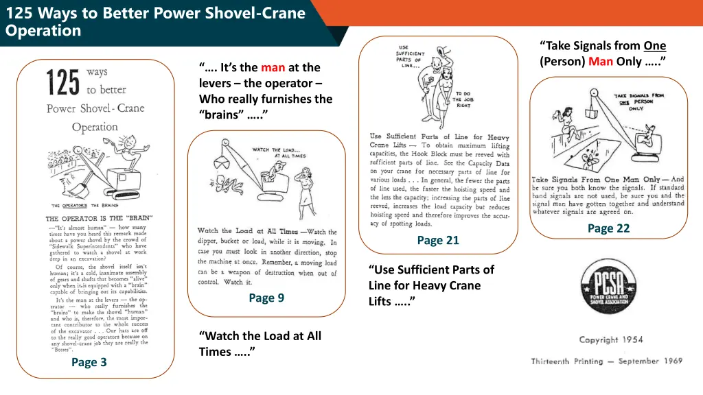 125 ways to better power shovel crane operation