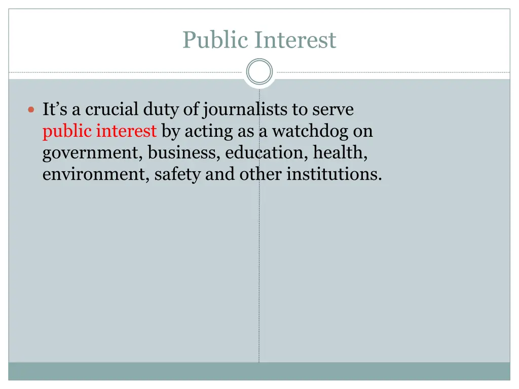 public interest 1