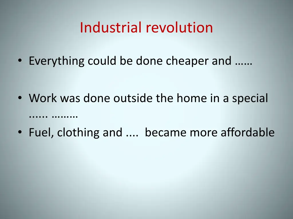 industrial revolution 2