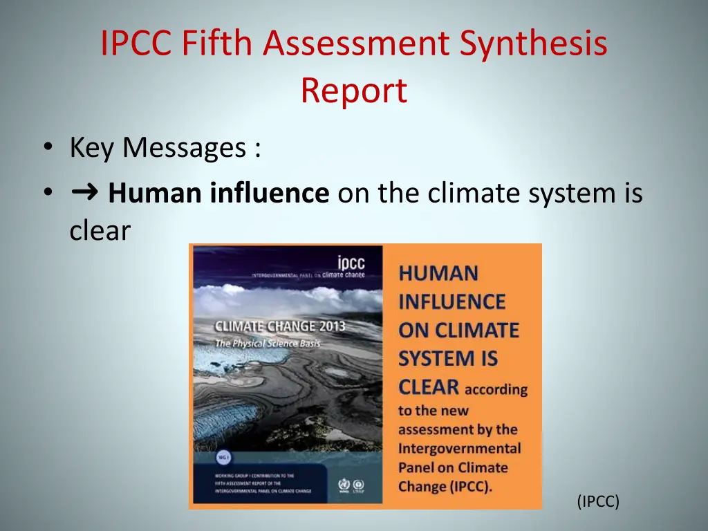 ipcc fifth assessment synthesis report 4