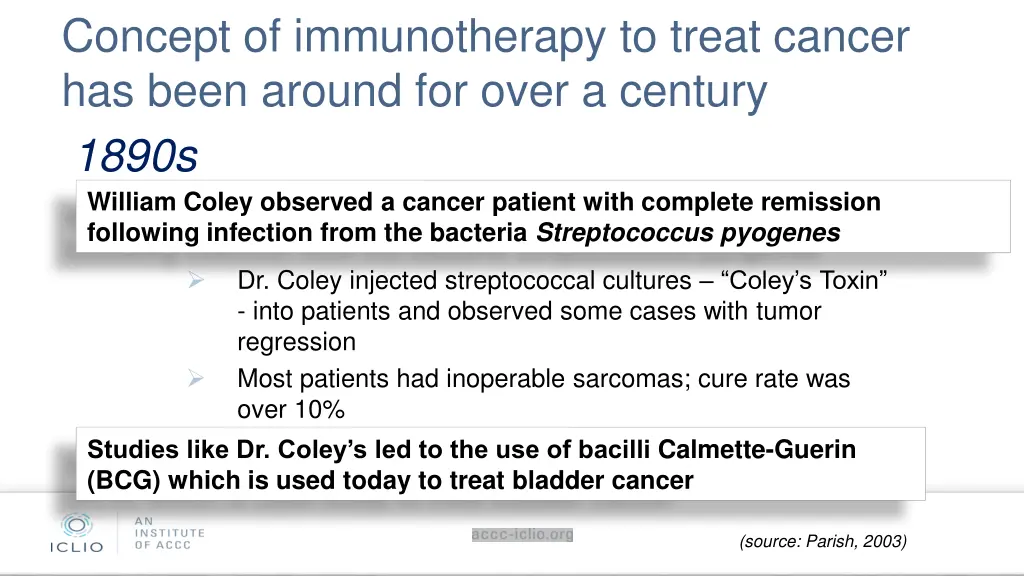 concept of immunotherapy to treat cancer has been