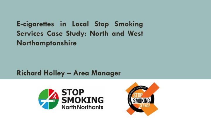 e cigarettes in local stop smoking services case