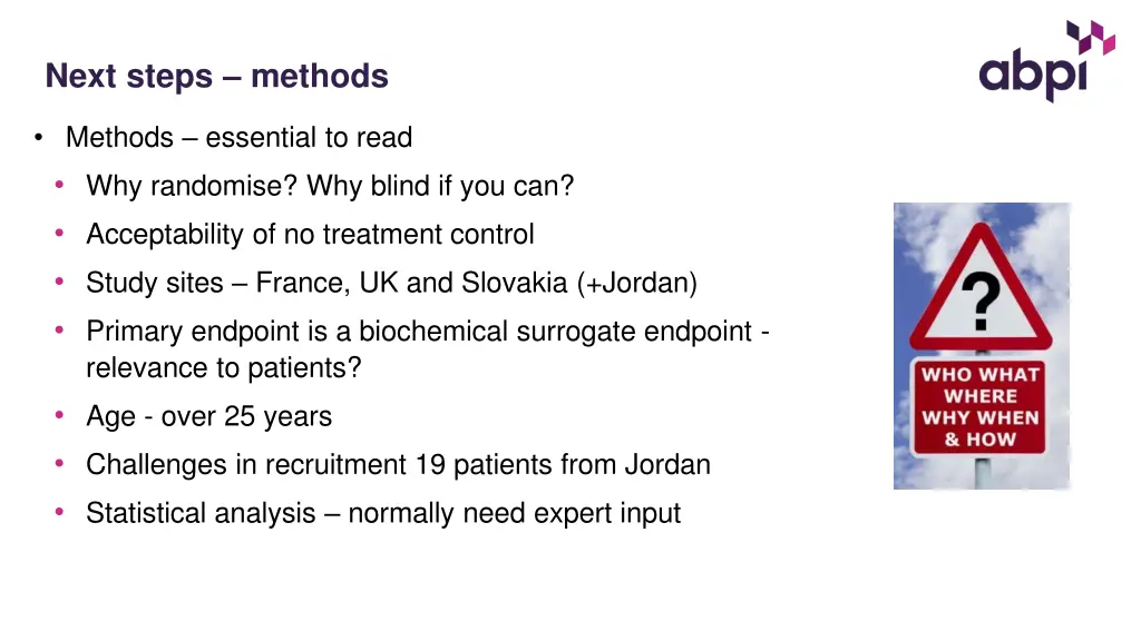 next steps methods