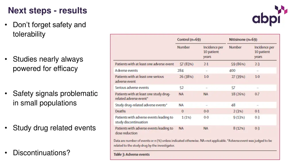 next steps results 3