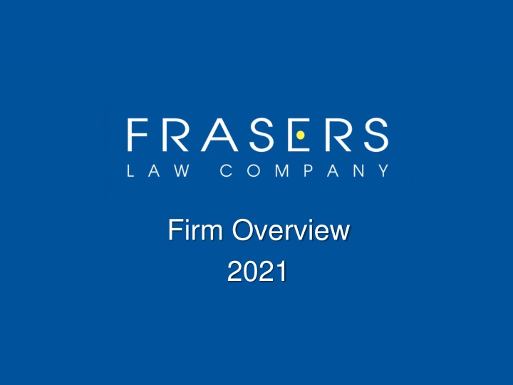 firm overview 2021