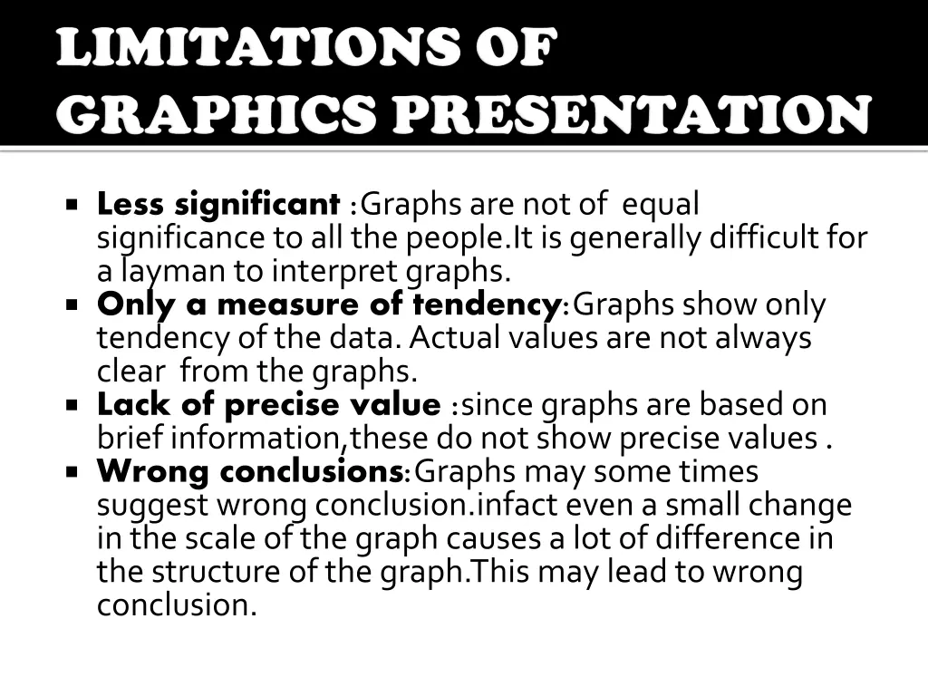 less significant graphs are not of equal