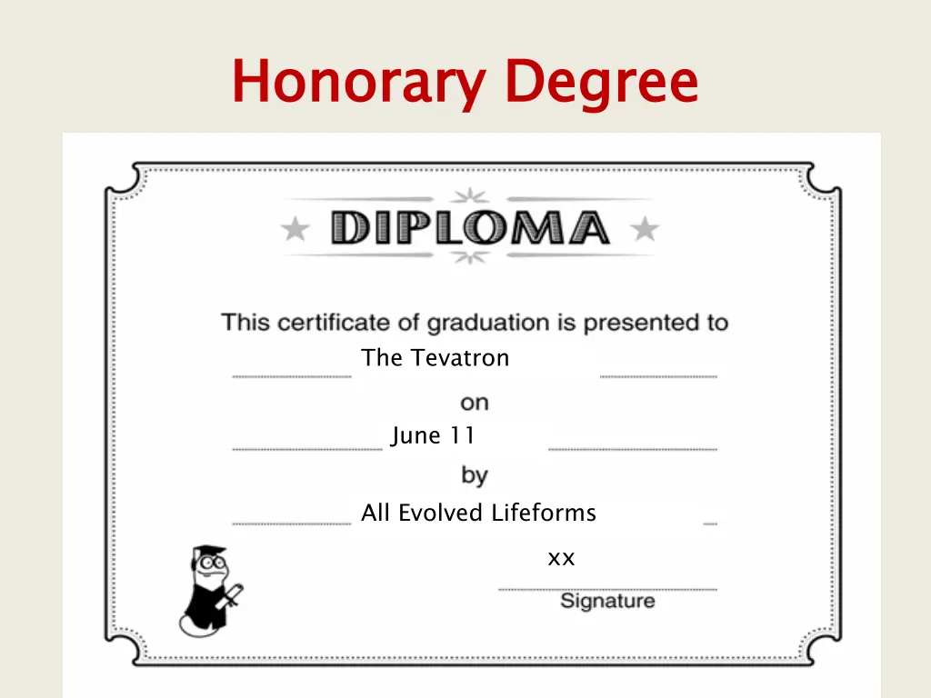 honorary degree