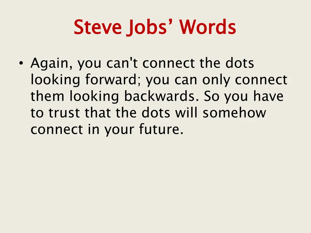 steve jobs words