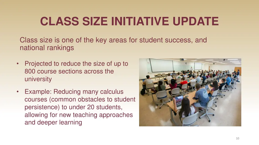 class size initiative update