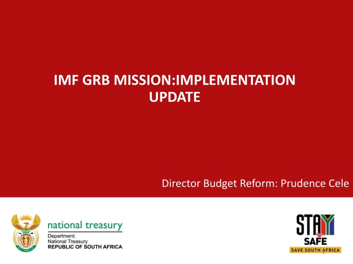 imf grb mission implementation update