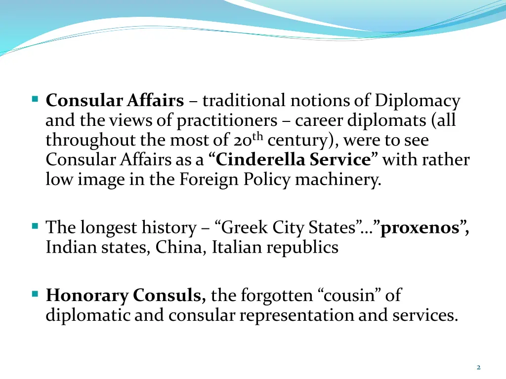 consular affairs traditional notions of diplomacy