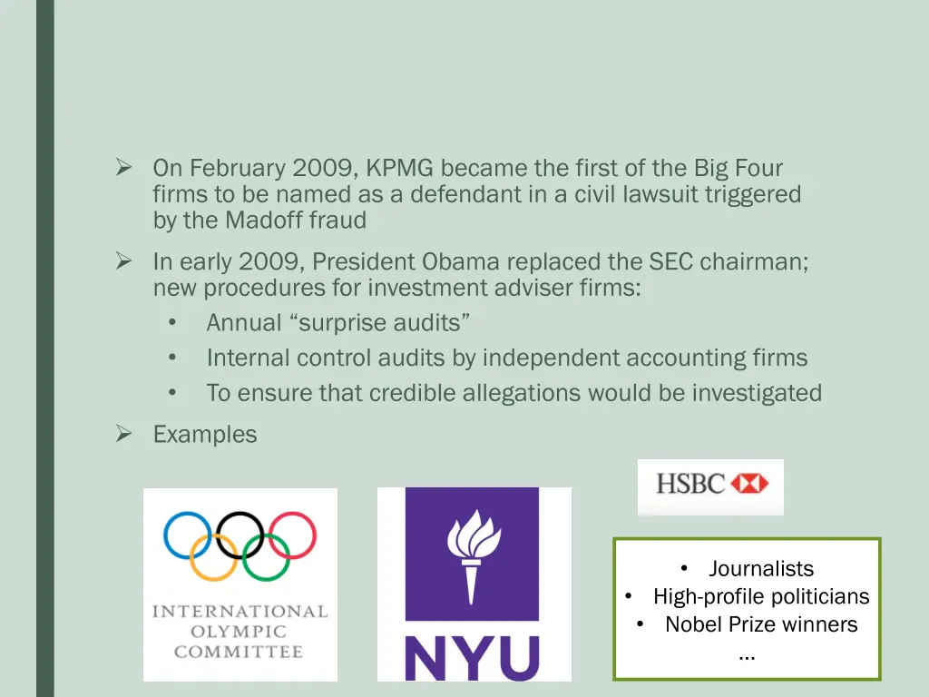 on february 2009 kpmg became the first