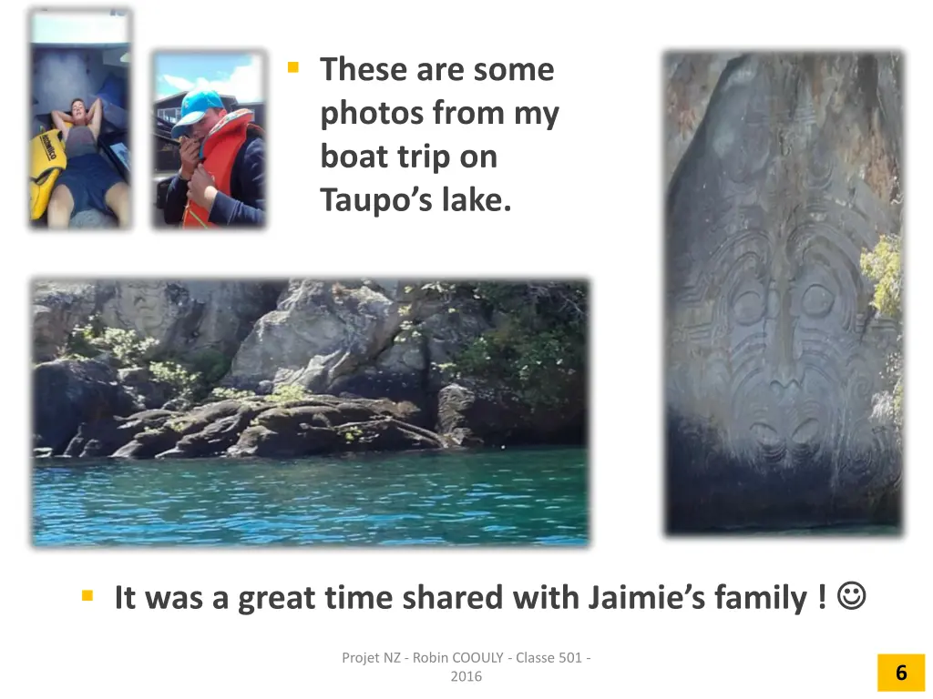 these are some photos from my boat trip on taupo