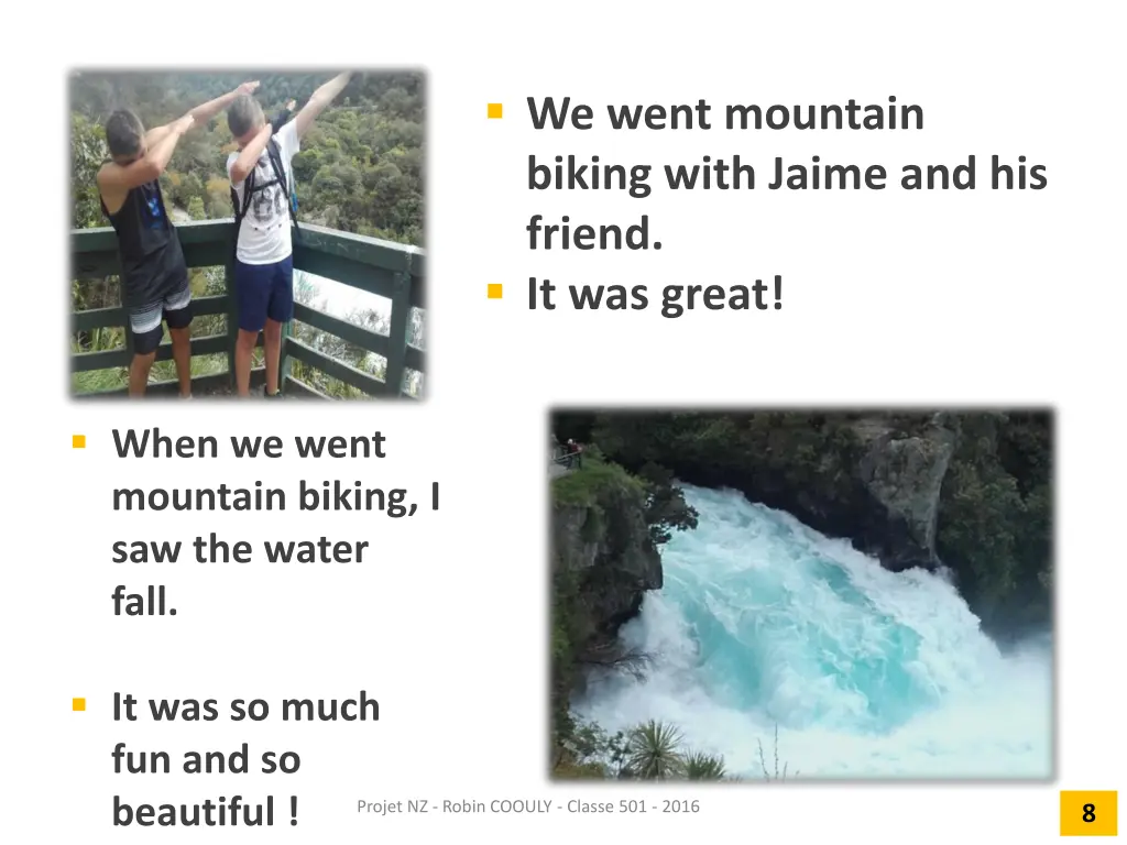 we went mountain biking with jaime and his friend