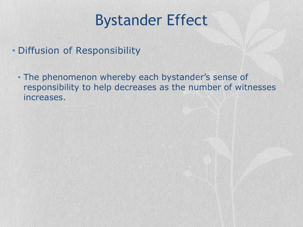 bystander effect