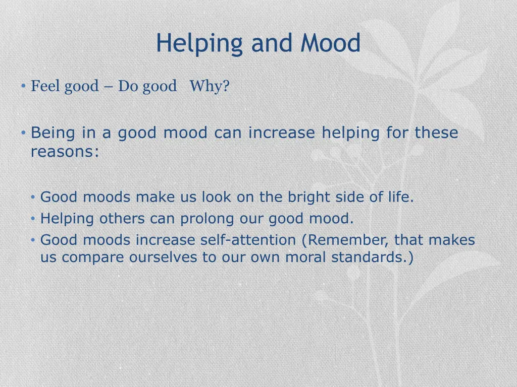 helping and mood 1